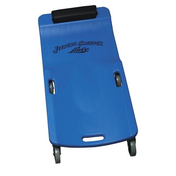 PLASTIC CREEPERLARGE WHEEL  BLUE
